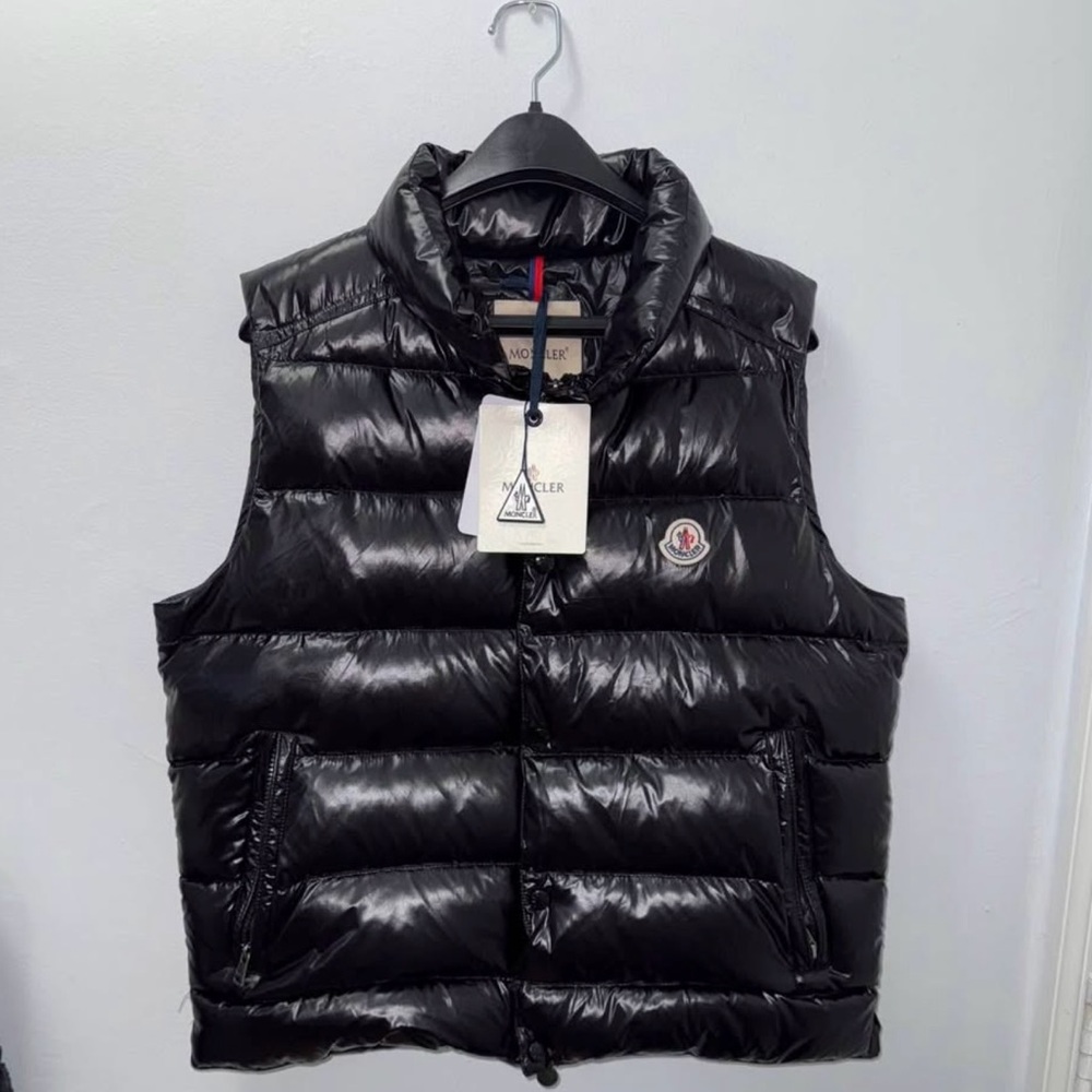 Moncler Shiny Black Down Vest 1:1